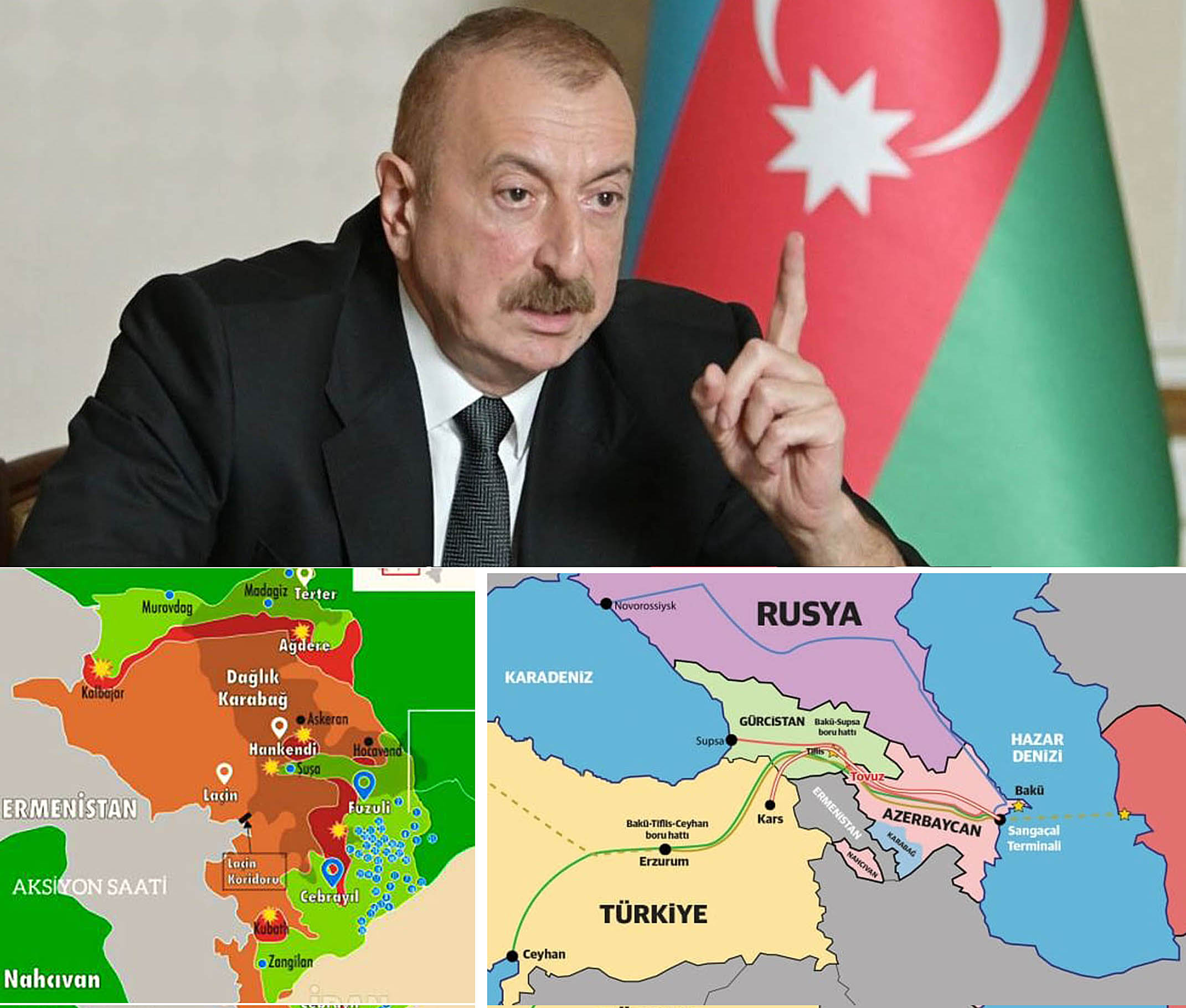 İŞTE DAĞLIK KARABAĞ’DA ERMENİSTAN İŞGALİNİ SONLANDIRAN ANLAŞMA